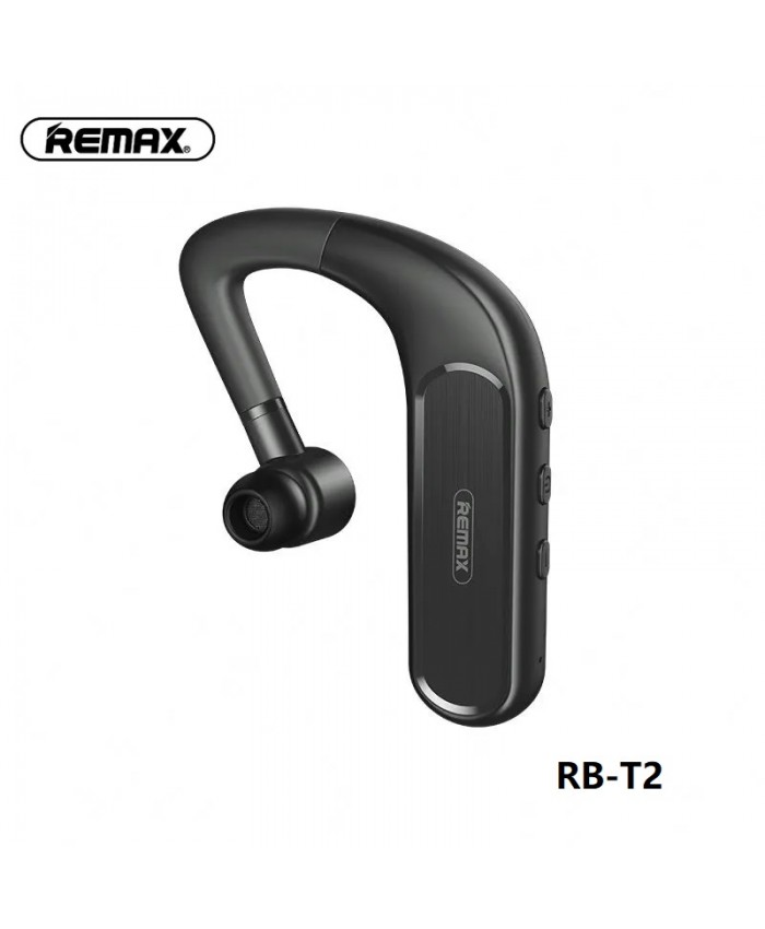 Remax RB-T2 Bluetooth Earhook Mono Earbuds Support Fast Charge Dual System Wireless Earbuds Touch Smart 